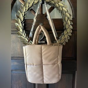 Mix No. 6 Padded Tote Bag in Beige